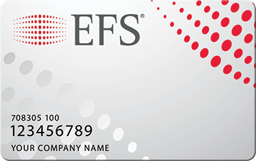 An EFS fuel card